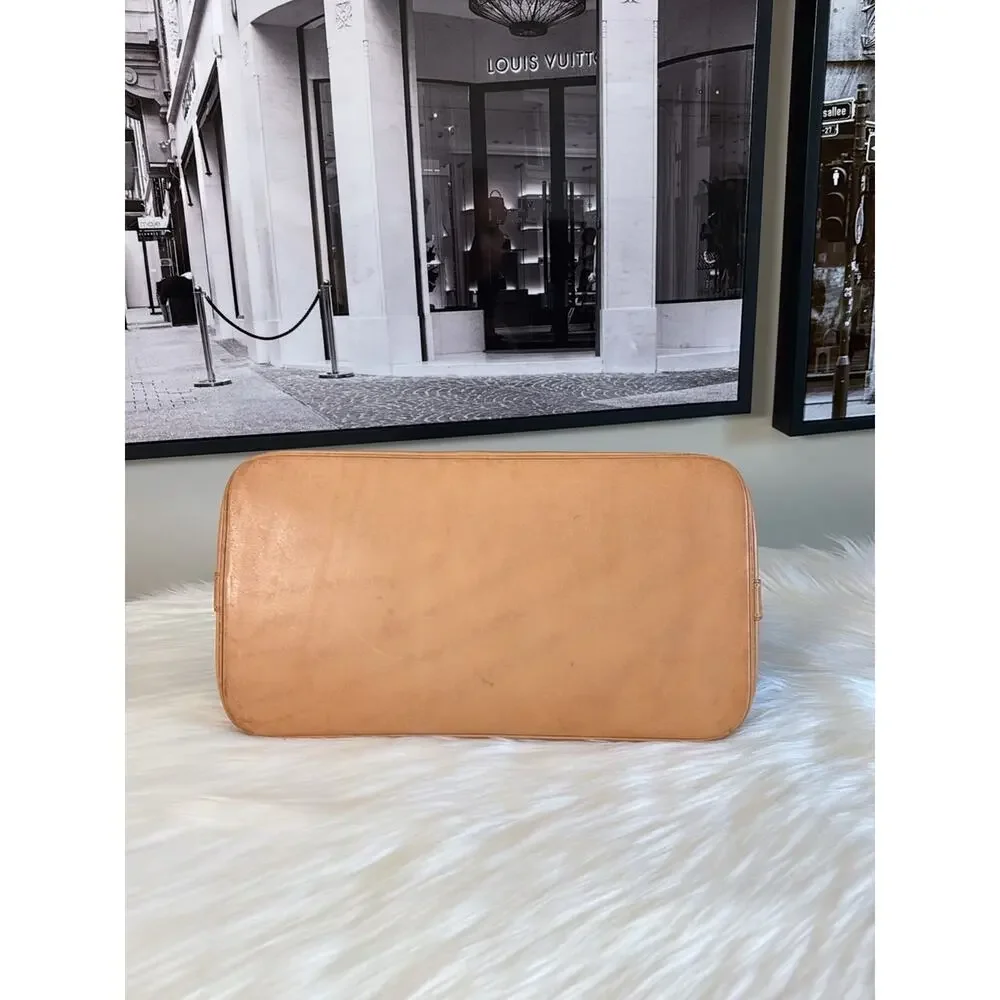 Louis Vuitton Monogram Alma Satchel in Brown and Tan